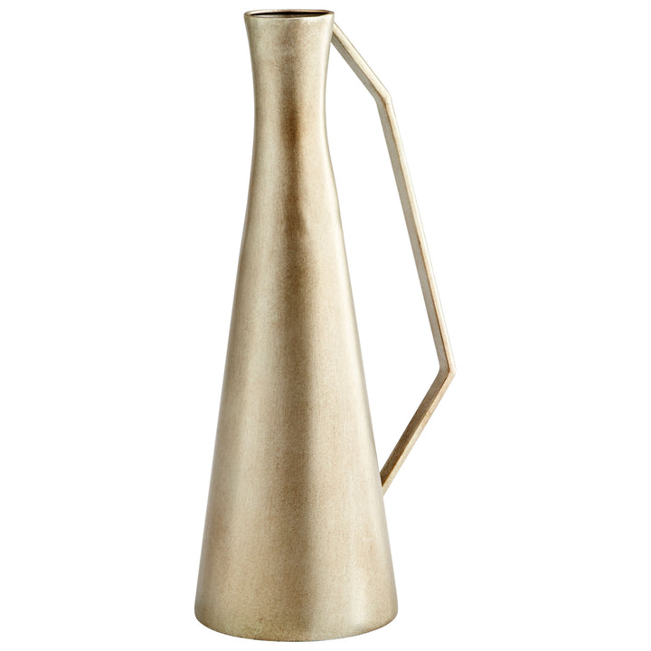 Dhaka Vase | Nickel-Small | Small Nickel Vase
