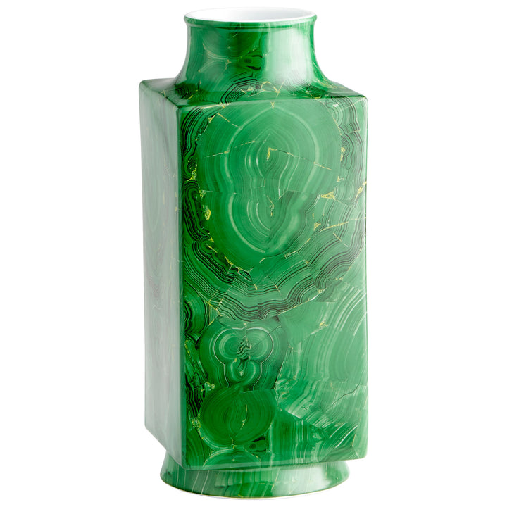 Jaded Vase | Malachite | Large Malachite Vase