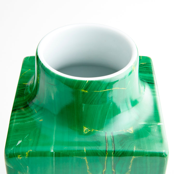 Jaded Vase | Malachite | Large Malachite Vase