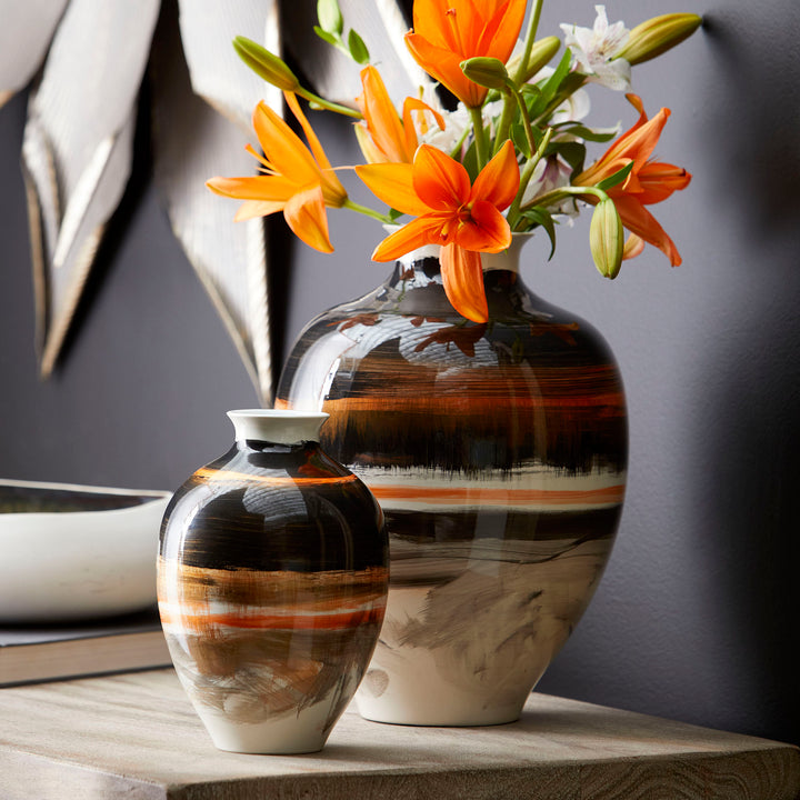 Indian Paint Brush Vase #1 | Unique Floral Vase