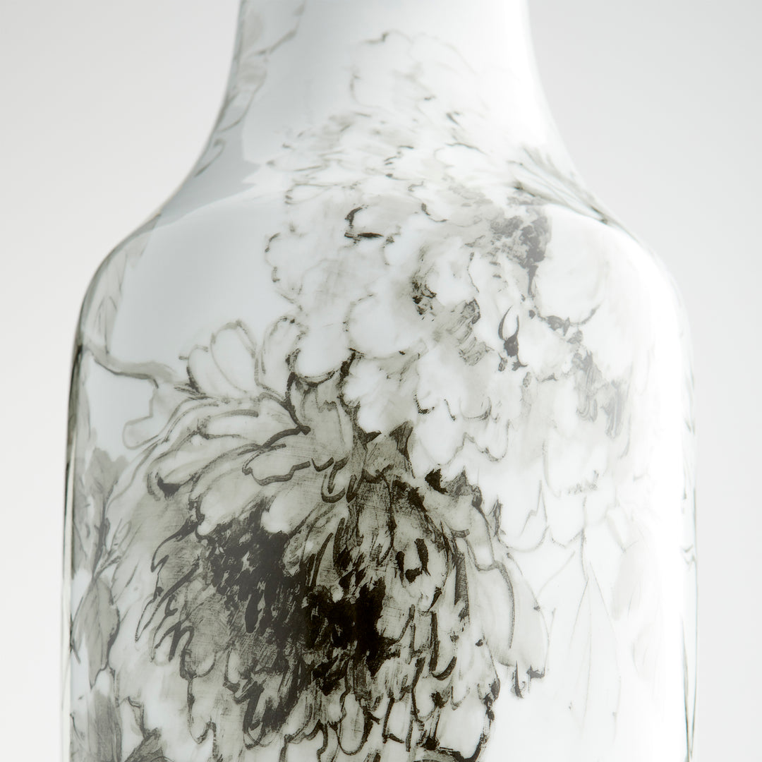 Blossom Vase | Black & White | Elegant Decorative Vase