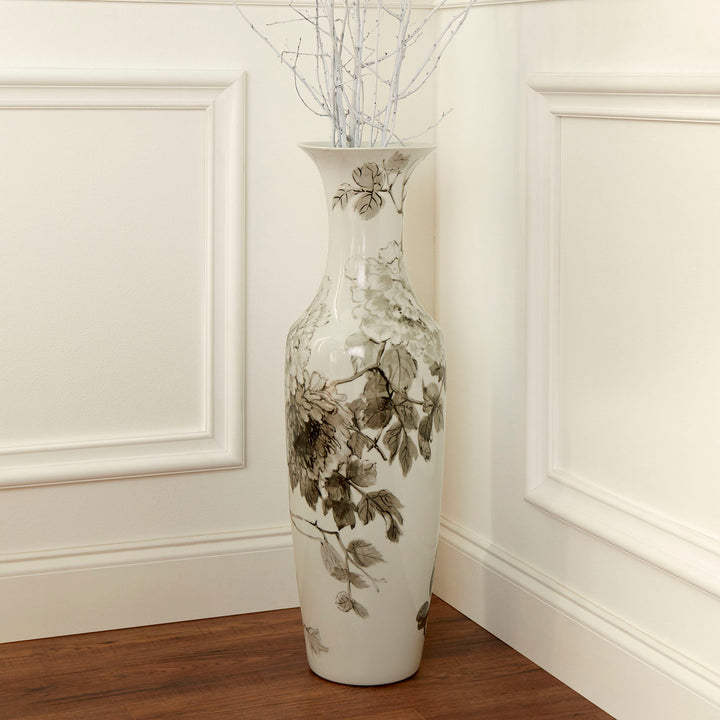 Blossom Vase | Black & White | Elegant Decorative Vase