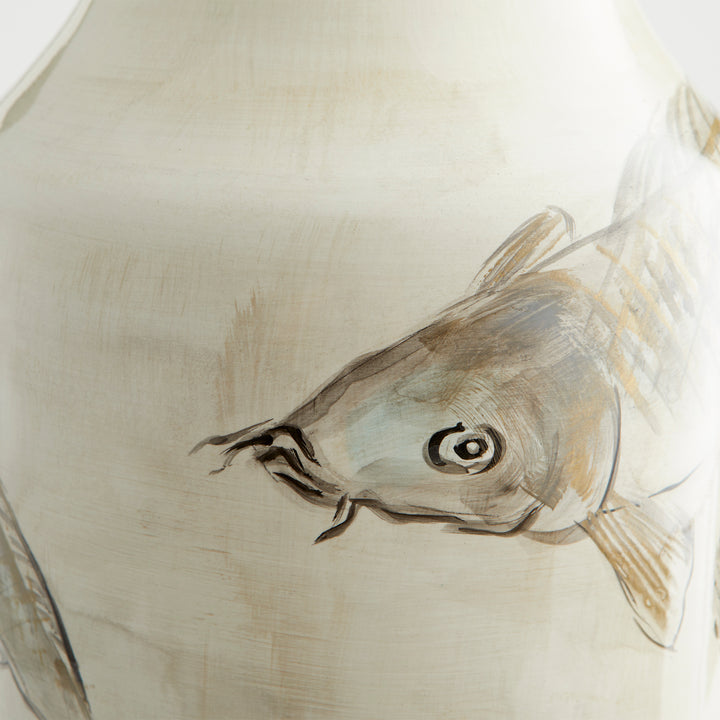 Playing Koi Vase | Fish-Inspired Decorative Vase