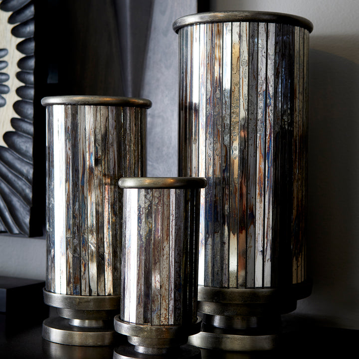 Kensington Vase | Nickel | Small Nickel Vase