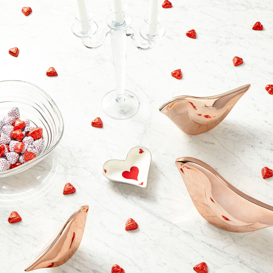 Wavelet Bowl | Clear-Large | Large Clear Decorative Bowl