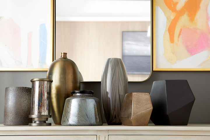 Octave Vase | Graphite | Large Graphite Vase