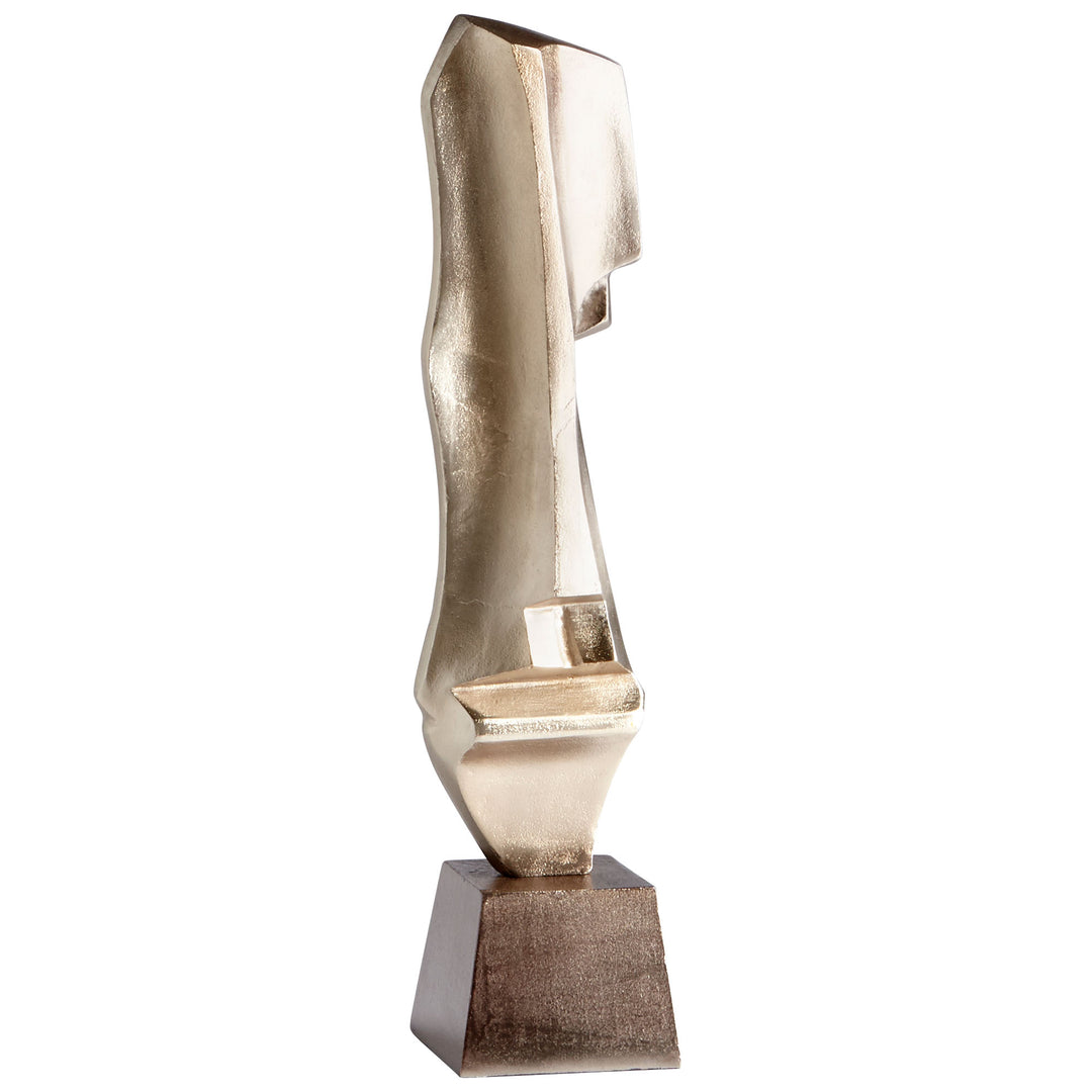 Muse Sculpture | Nickel | Modern Nickel Sculpture