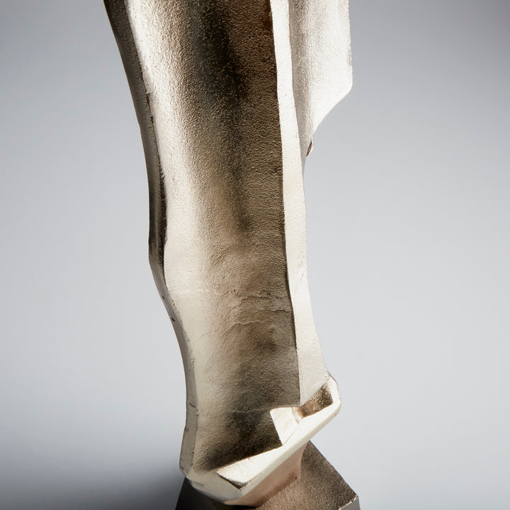 Muse Sculpture | Nickel | Modern Nickel Sculpture