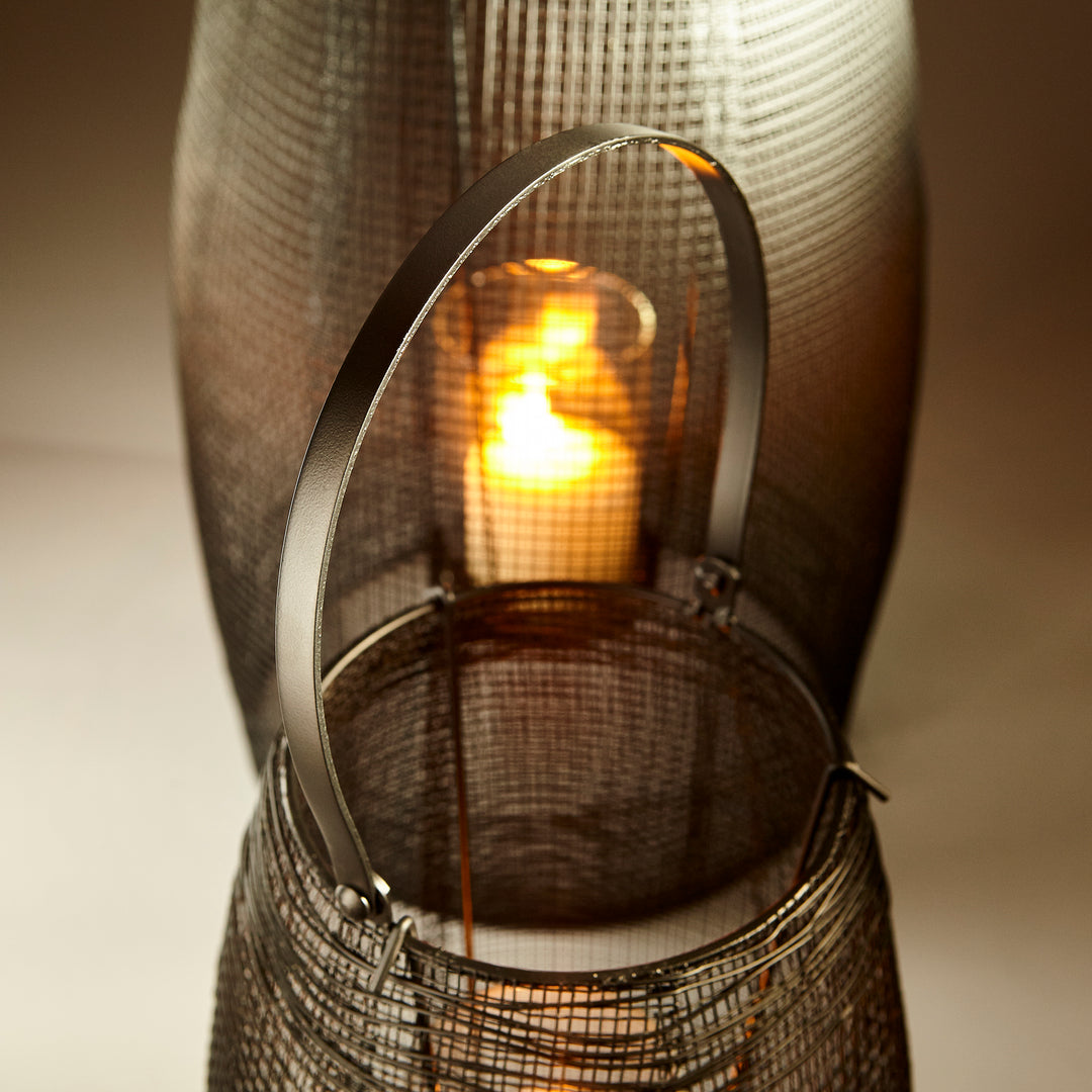 Gauze Candleholder | Large Modern Candleholder