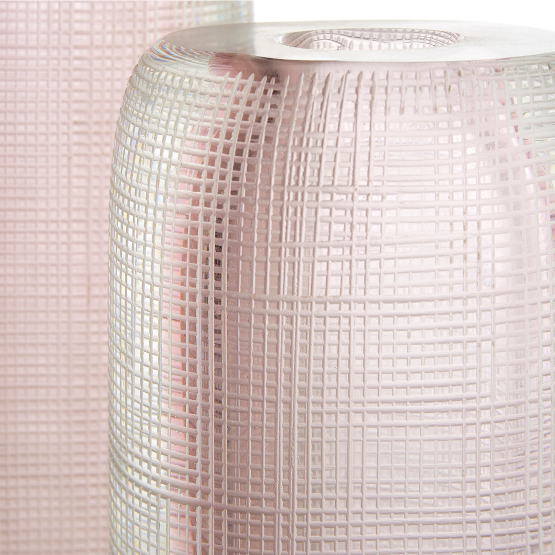 Neso Vase | Pink & Clear | Elegant Vase
