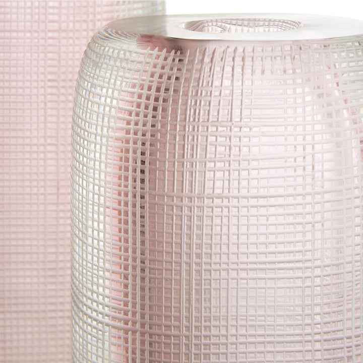 Neso Vase | Pink & Clear | Elegant Vase