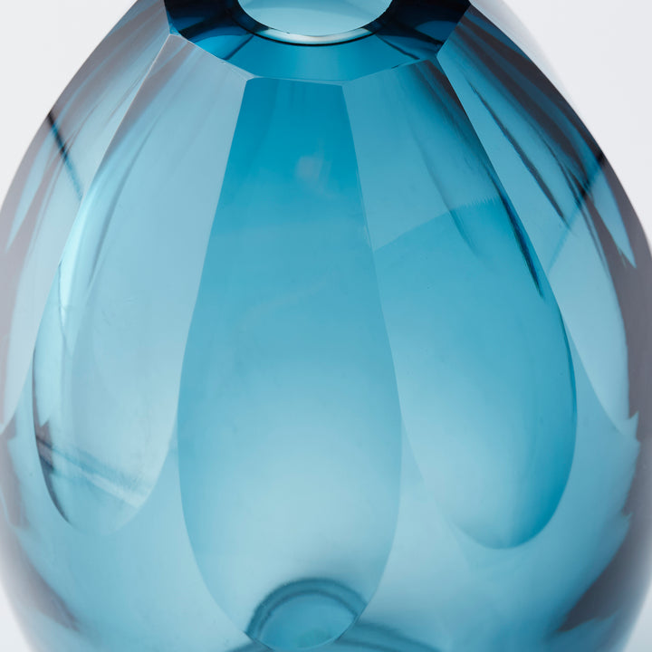 Cressida Vase | Blue-Small | Small Blue Vase