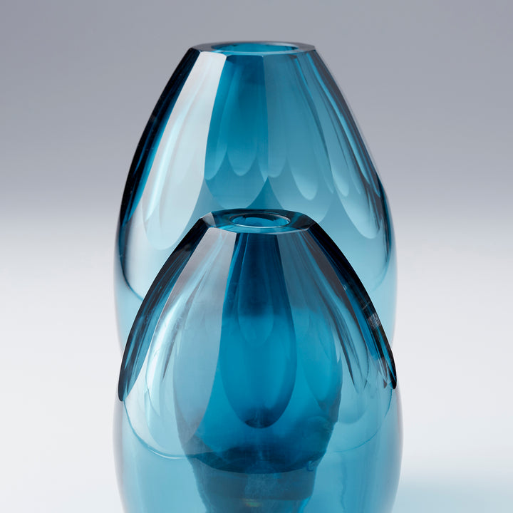 Cressida Vase | Blue-Large | Large Blue Vase