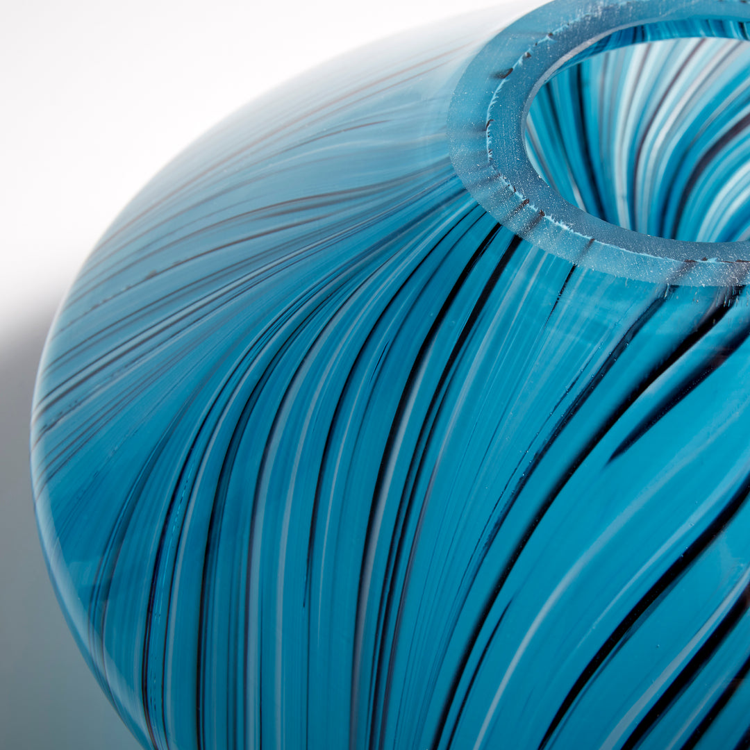 Phoebe Vase | Blue-Small | Decorative Blue Vase