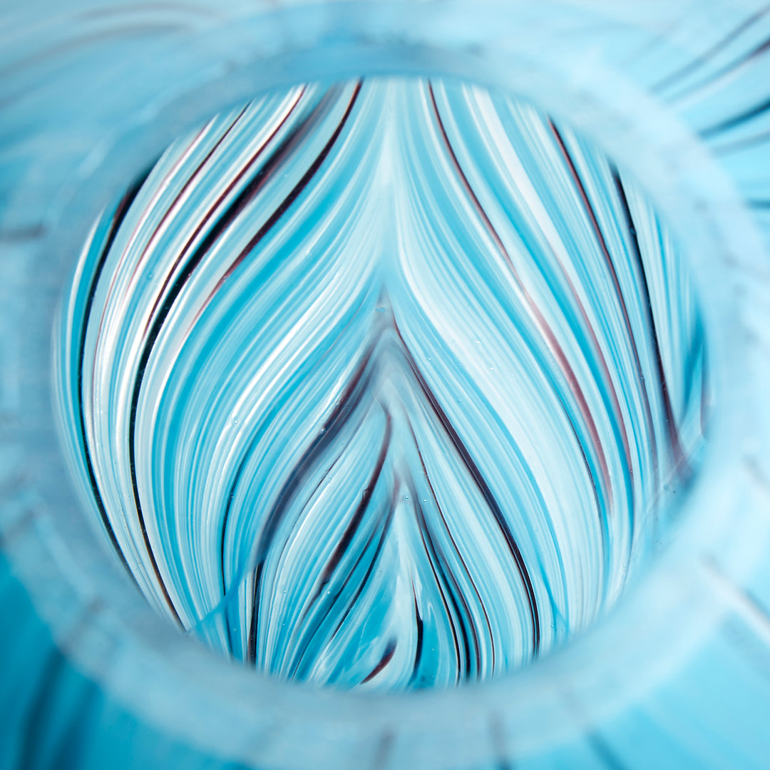 Phoebe Vase | Blue-Medium | Medium Decorative Blue Vase