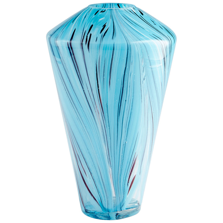 Phoebe Vase | Blue-Large | Large Decorative Blue Vase