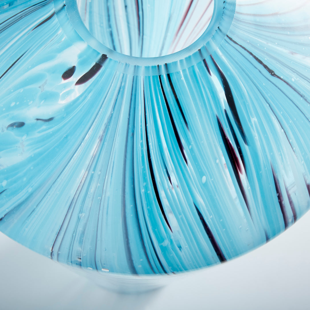 Phoebe Vase | Blue-Large | Large Decorative Blue Vase