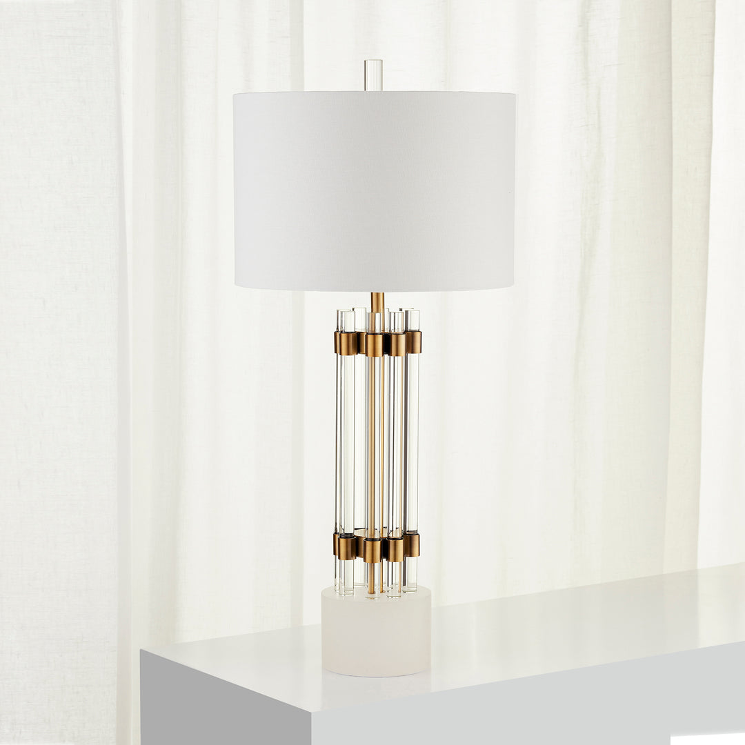 Kerberos Table Lamp | Brass | Elegant Brass Table Lamp