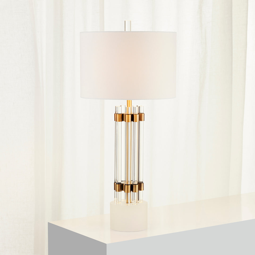 Kerberos Table Lamp | Brass | Elegant Brass Table Lamp