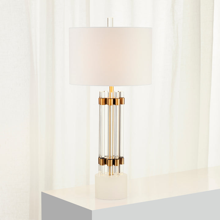 Kerberos Table Lamp | Brass | Elegant Brass Table Lamp
