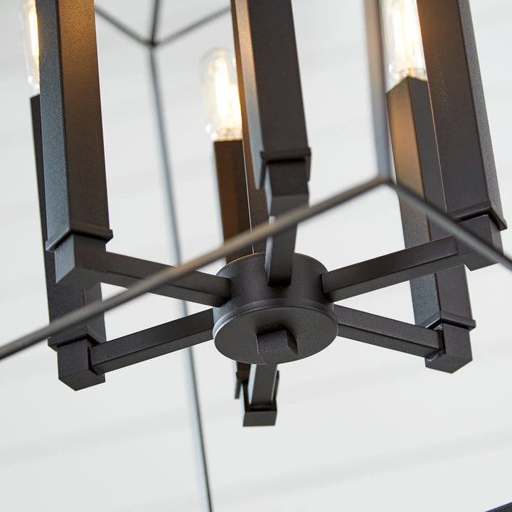 Hyperion 6 Light Chandelier | Large Industrial Chandelier