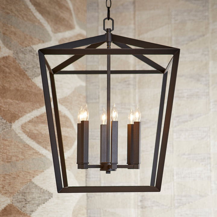 Hyperion 6 Light Chandelier | Large Industrial Chandelier