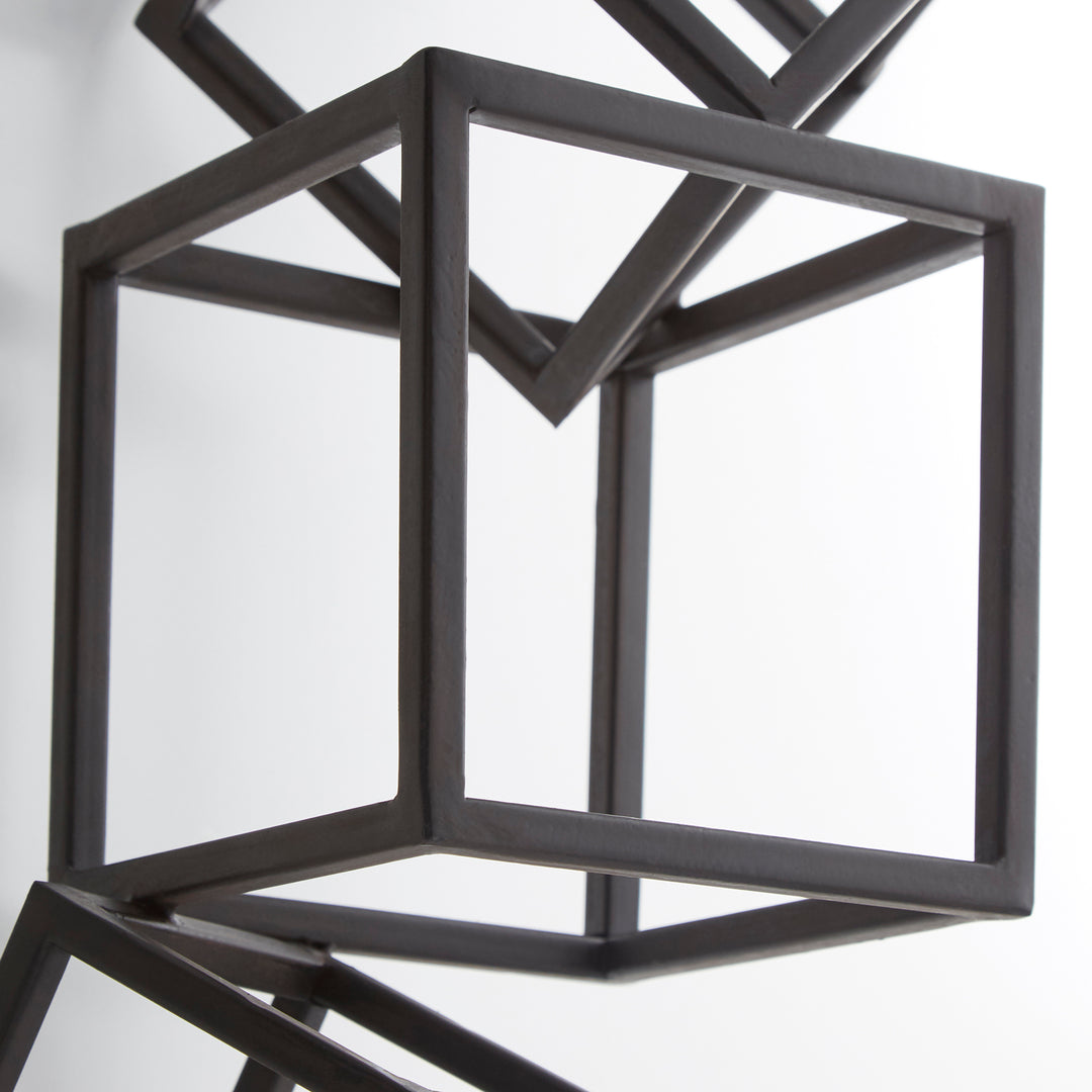 Cubed Tree Wall Art | Black | Modern Abstract Wall Art