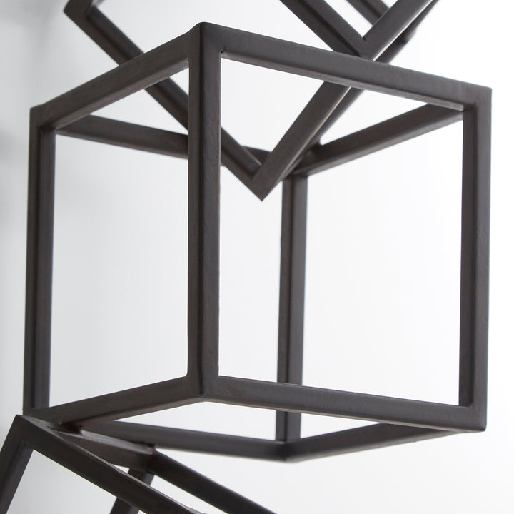 Cubed Tree Wall Art | Black | Modern Abstract Wall Art