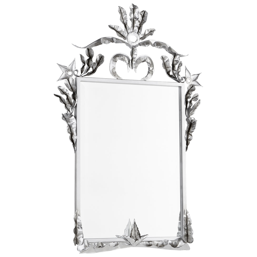 Burgess Mirror | Silver | Elegant Silver Wall Mirror