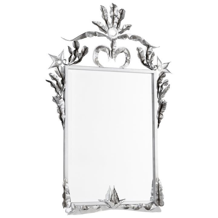 Burgess Mirror | Silver | Elegant Silver Wall Mirror