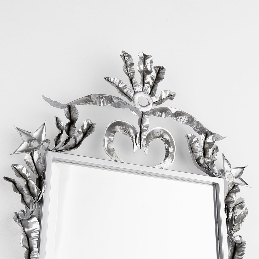 Burgess Mirror | Silver | Elegant Silver Wall Mirror