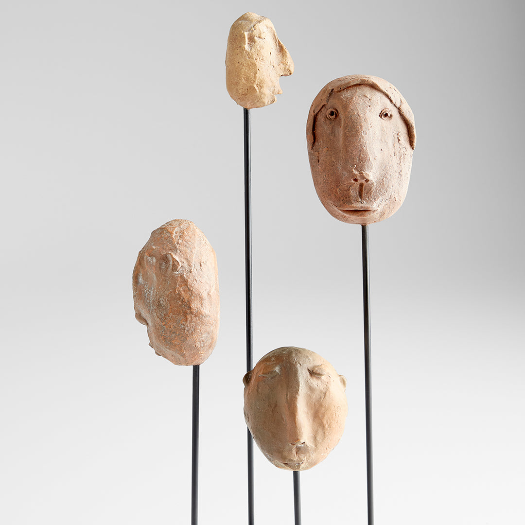 Stoic Java Sculpture | Rustic | Abstract Rustic Sculpture