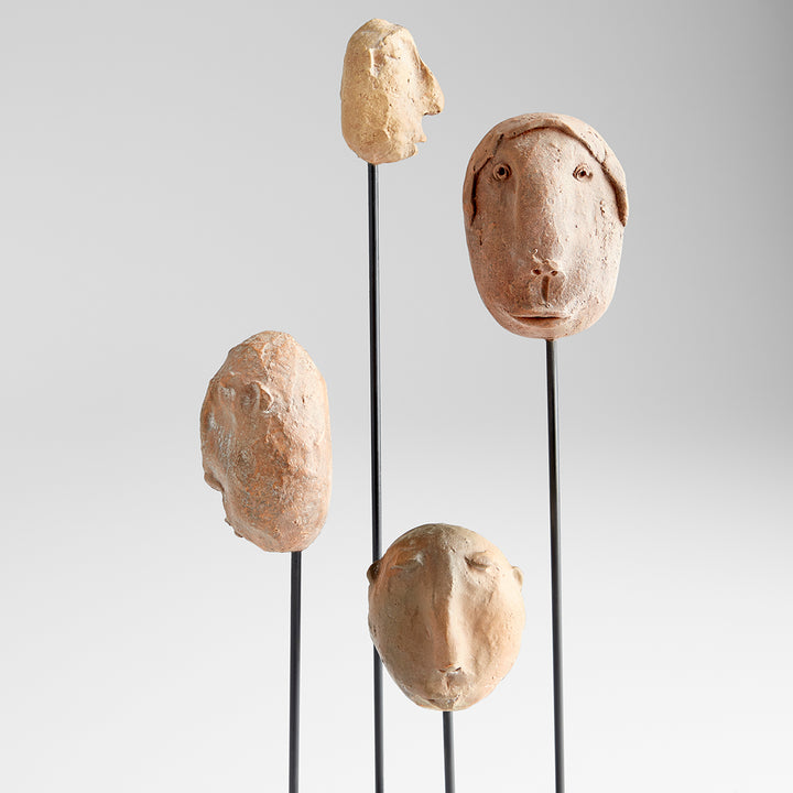 Stoic Java Sculpture | Rustic | Abstract Rustic Sculpture
