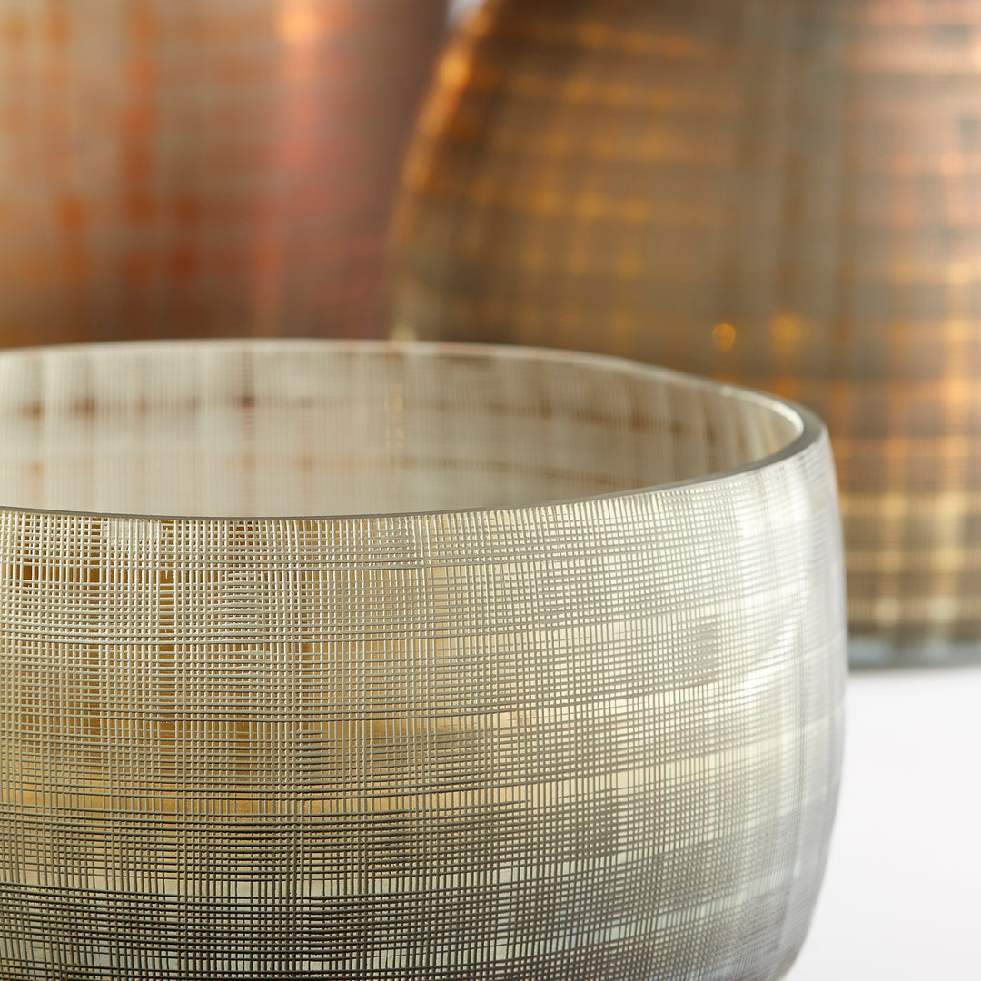 Gradient Grid Vase | Medium Decorative Vase