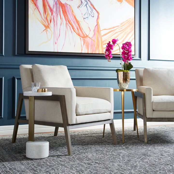 Dresden Side Table | Gold | Elegant Gold Side Table