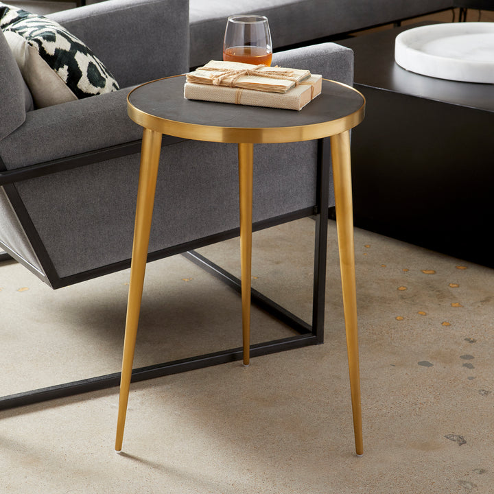 Bremen Side Table | Gold | Decorative Gold Side Table