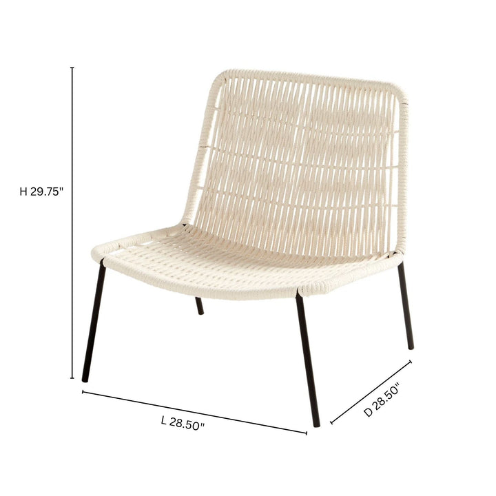 Althea Accent Chair | White | Modern White Accent Chair