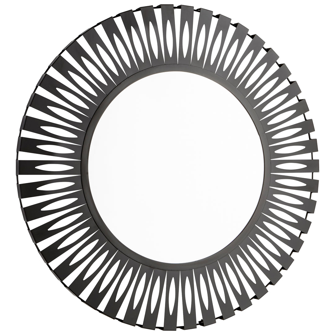 Sun Dial Mirror | Graphite | Modern Wall Mirror