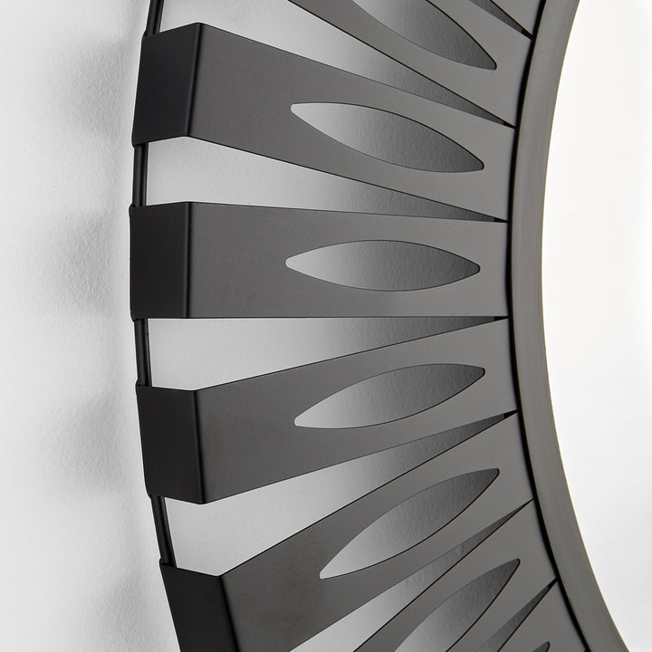Sun Dial Mirror | Graphite | Modern Wall Mirror