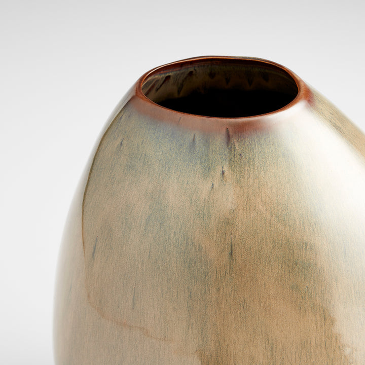 Jardin Vase | Olive Glaze | Decorative Ceramic Vase