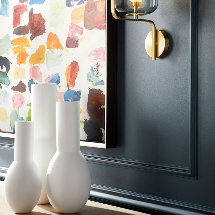 Impressive Impression Vase | Large Marbled Vase