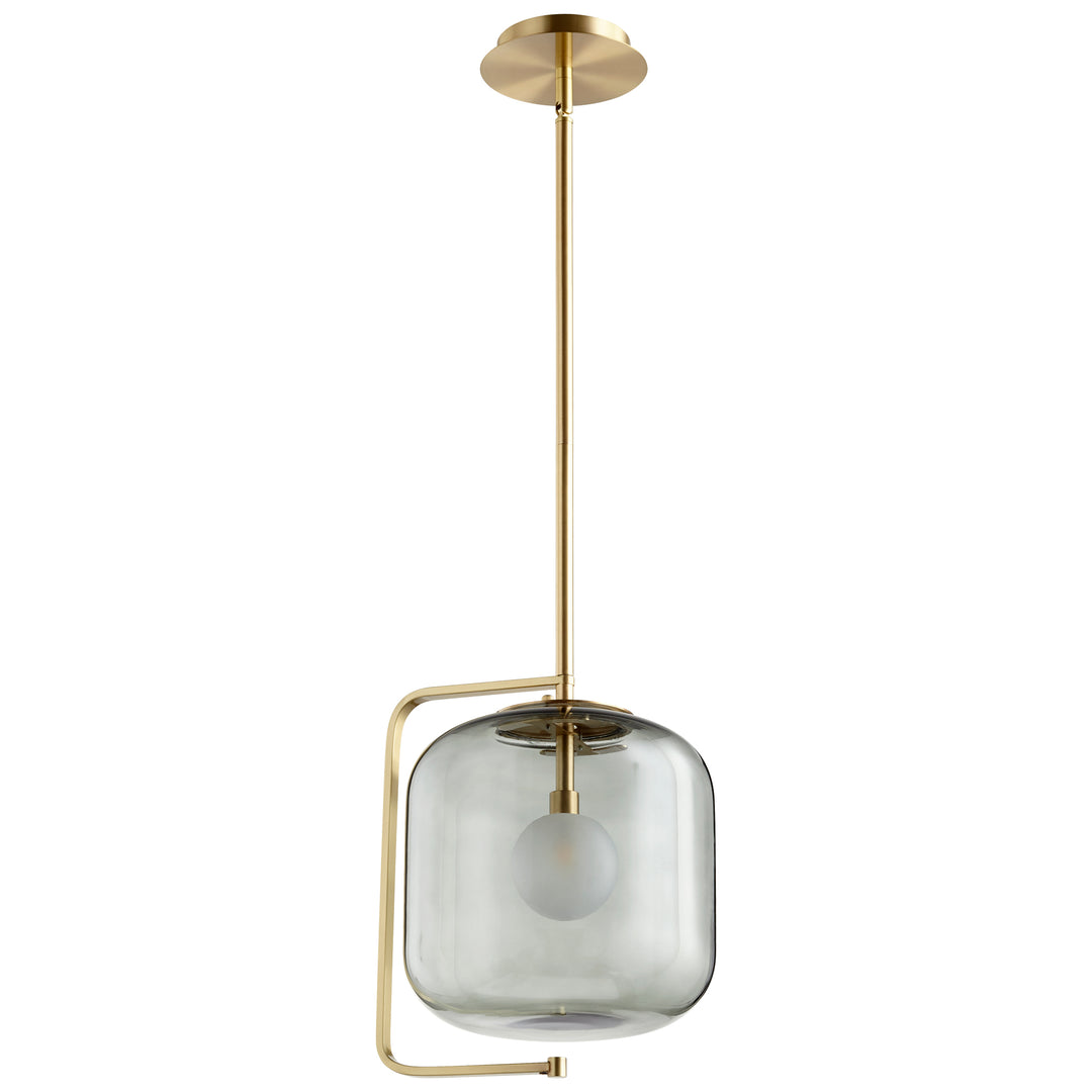 Isotope Pendant | Aged Brass | Modern Pendant Light