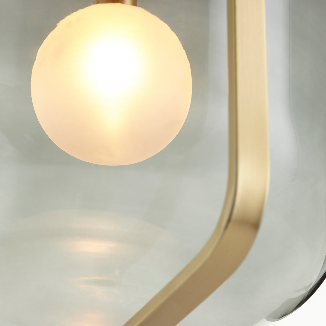 Isotope Pendant | Aged Brass | Modern Pendant Light