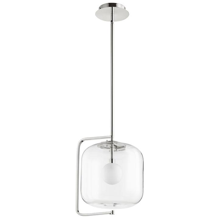 Isotope Pendant |  Polished Nickel | Modern Pendant Light