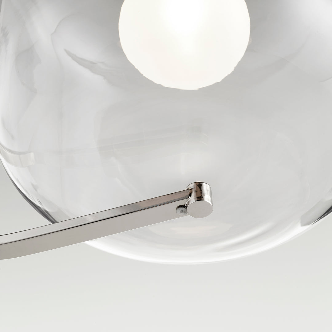 Isotope Pendant |  Polished Nickel | Modern Pendant Light