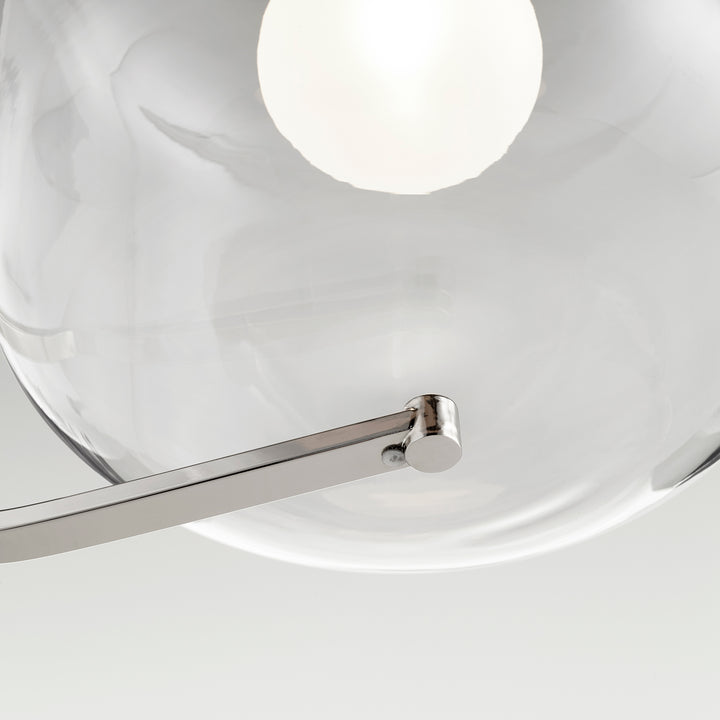 Isotope Pendant |  Polished Nickel | Modern Pendant Light
