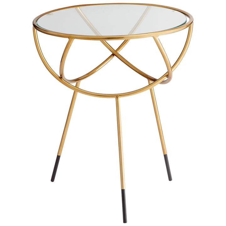 Gyroscope Side Table | Gold | Modern Gold Side Table