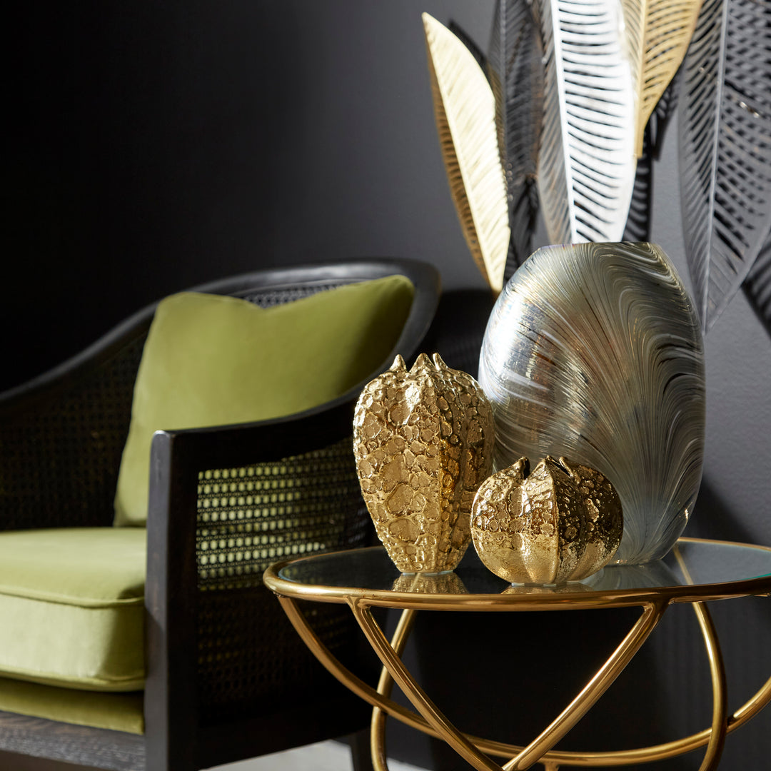 Gyroscope Side Table | Gold | Modern Gold Side Table