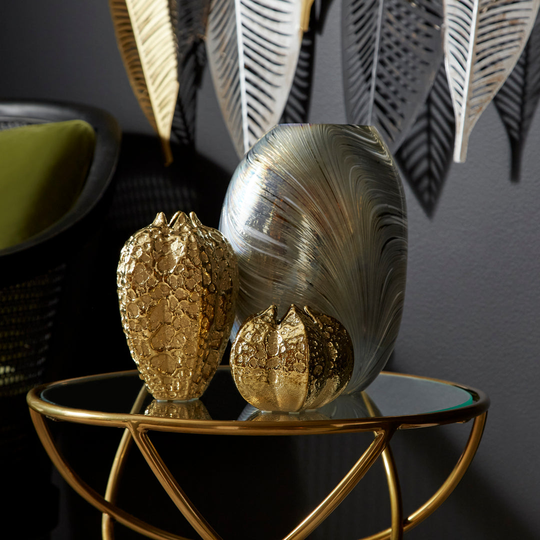 Gyroscope Side Table | Gold | Modern Gold Side Table