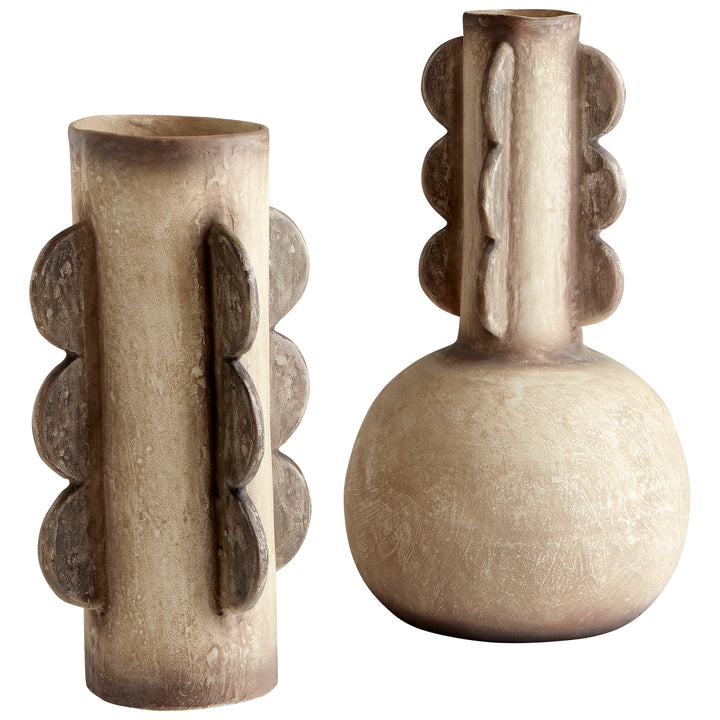 Moccasin Vase | Grey | Modern Grey Vase